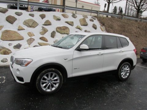 Alpine White BMW X3 xDrive28i.  Click to enlarge.