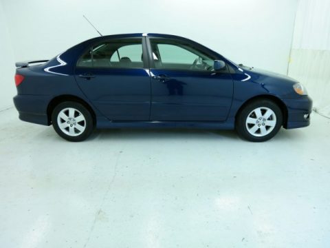 Indigo Ink Pearl Toyota Corolla S.  Click to enlarge.