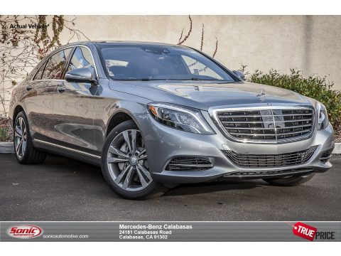 Palladium Silver Metallic Mercedes-Benz S 550 Sedan.  Click to enlarge.
