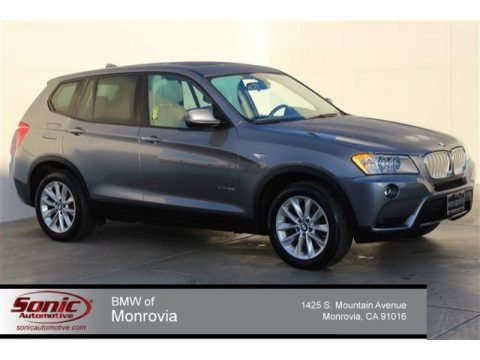 Space Gray Metallic BMW X3 xDrive28i.  Click to enlarge.