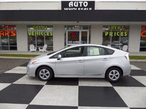 Classic Silver Metallic Toyota Prius Two Hybrid.  Click to enlarge.