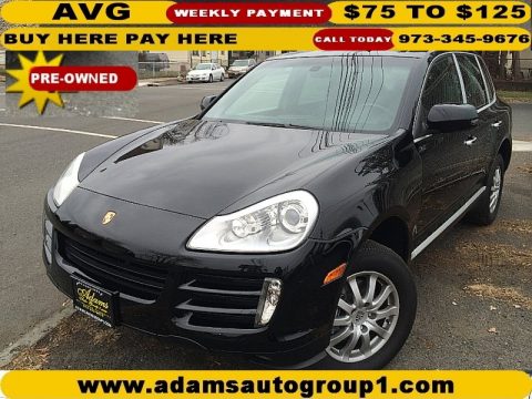 Black Porsche Cayenne Tiptronic.  Click to enlarge.