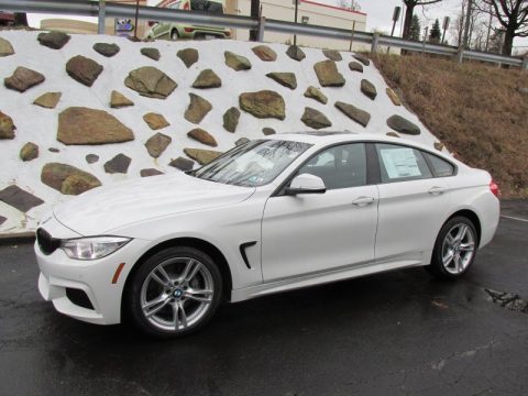 Alpine White BMW 4 Series 435i xDrive Gran Coupe.  Click to enlarge.