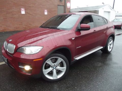 Vermilion Red Metallic BMW X6 xDrive50i.  Click to enlarge.
