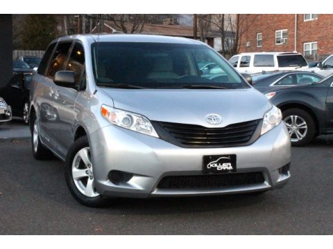Silver Sky Metallic Toyota Sienna V6.  Click to enlarge.