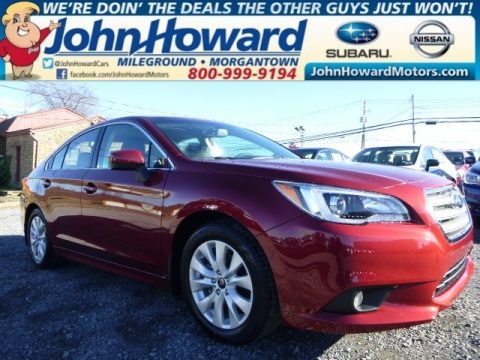 Venetian Red Pearl Subaru Legacy 2.5i Premium.  Click to enlarge.
