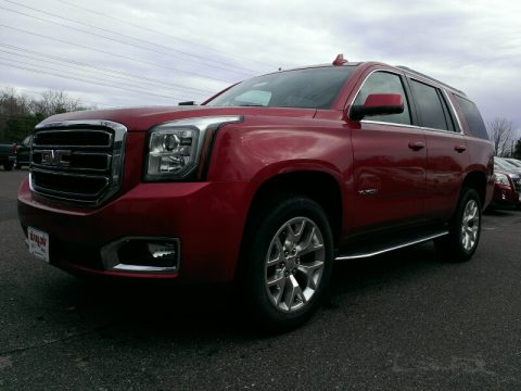 Crystal Red Tintcoat GMC Yukon SLT 4WD.  Click to enlarge.