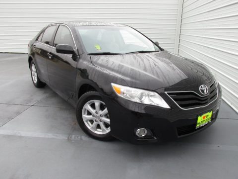 Black Toyota Camry LE.  Click to enlarge.