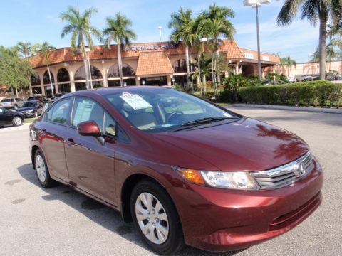 Crimson Pearl Honda Civic LX Sedan. Click to enlarge. Crimson Pearl Honda Civic LX Sedan. Click to enlarge.