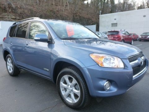 Pacific Blue Metallic Toyota RAV4 Limited 4WD.  Click to enlarge.
