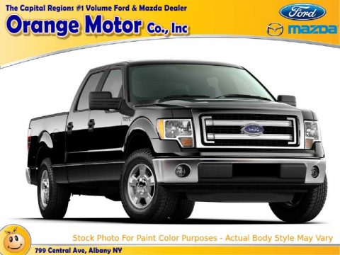 Tuxedo Black Ford F150 STX SuperCab 4x4.  Click to enlarge.