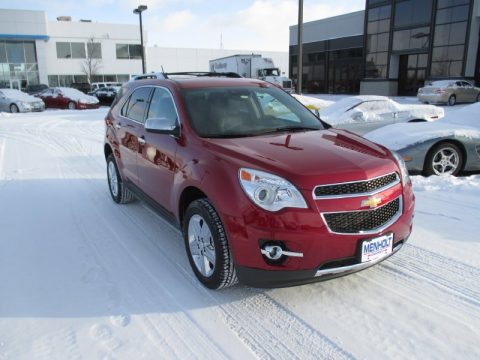 Crystal Red Tintcoat Chevrolet Equinox LTZ AWD.  Click to enlarge.