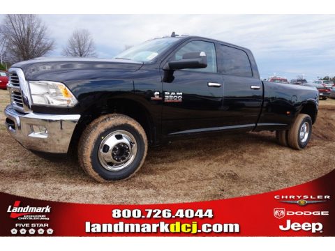 Black Ram 3500 Big Horn Crew Cab Dual Rear Wheel.  Click to enlarge.