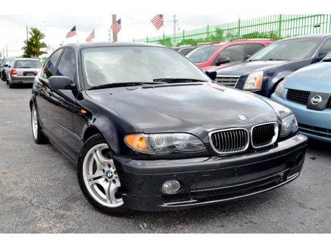 Black Sapphire Metallic BMW 3 Series 330i Sedan.  Click to enlarge.