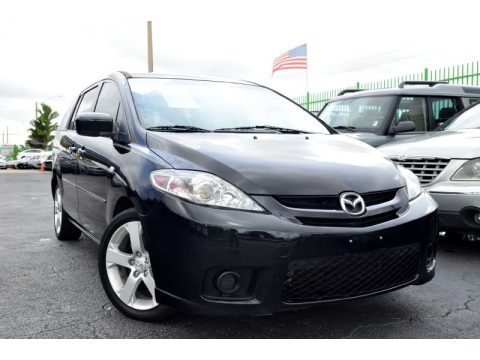 Brilliant Black Mazda MAZDA5 Touring.  Click to enlarge.