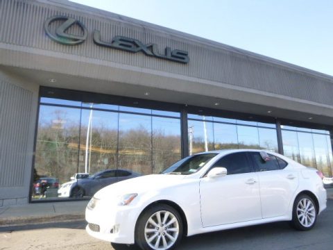 Starfire White Pearl Lexus IS 250 AWD.  Click to enlarge.