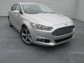 Front 3/4 View of 2015 Ford Fusion SE #1