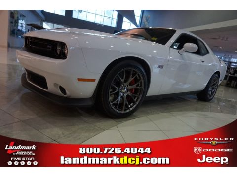 Bright White Dodge Challenger SRT 392.  Click to enlarge.