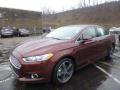 Front 3/4 View of 2015 Ford Fusion Titanium #6
