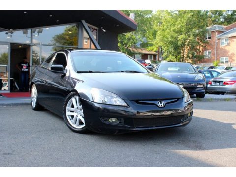 Nighthawk Black Pearl Honda Accord EX V6 Coupe.  Click to enlarge.