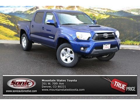 Blue Ribbon Metallic Toyota Tacoma TRD Sport Double Cab 4x4.  Click to enlarge.