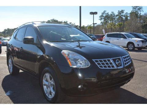 Wicked Black Nissan Rogue SL AWD.  Click to enlarge.