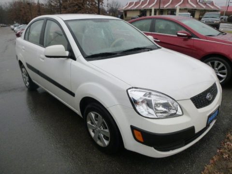 Clear White Kia Rio LX Sedan. Click to enlarge. Clear White Kia Rio LX Sedan. Click to enlarge.