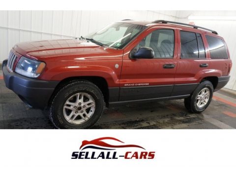 Inferno Red Pearl Jeep Grand Cherokee Laredo 4x4.  Click to enlarge.