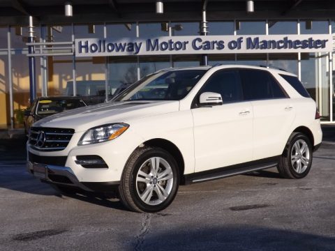 Arctic White Mercedes-Benz ML 350 BlueTEC 4Matic.  Click to enlarge.