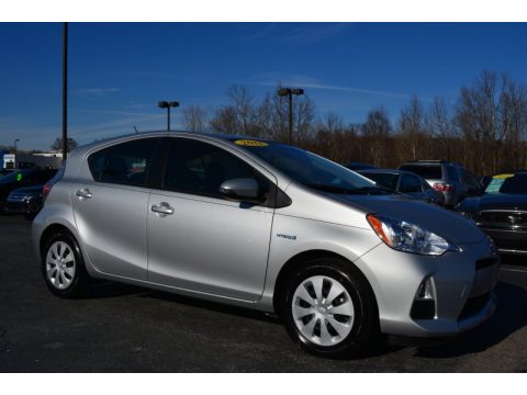 Classic Silver Metallic Toyota Prius c Hybrid Two.  Click to enlarge.
