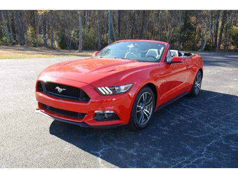 Race Red Ford Mustang GT Premium Convertible.  Click to enlarge.