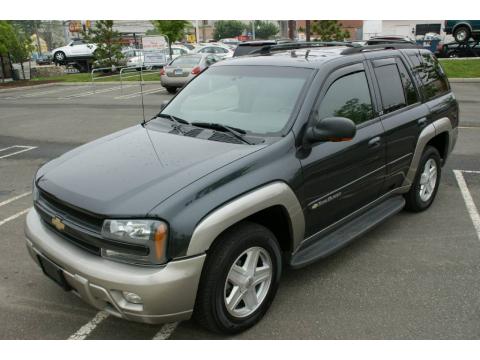 Dark Green Metallic Chevrolet TrailBlazer LTZ 4x4.  Click to enlarge.