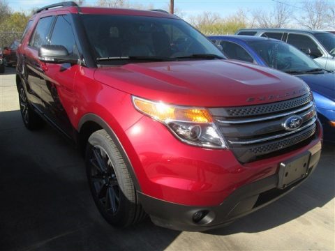 Ruby Red Ford Explorer XLT.  Click to enlarge.