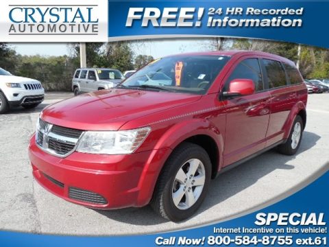 Inferno Red Crystal Pearl Dodge Journey SXT.  Click to enlarge.