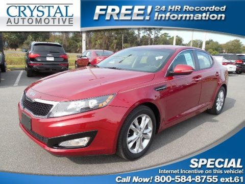 Spicy Red Kia Optima LX.  Click to enlarge.