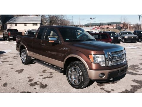 Golden Bronze Metallic Ford F150 Lariat SuperCab 4x4.  Click to enlarge.