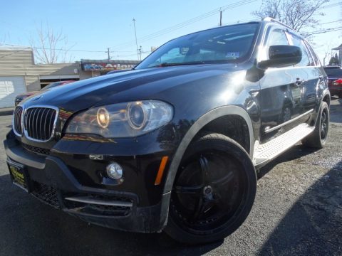 Jet Black BMW X5 4.8i.  Click to enlarge.