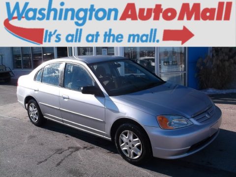 Satin Silver Metallic Honda Civic LX Sedan.  Click to enlarge.