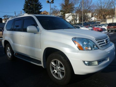 Blizzard White Pearl Lexus GX 470.  Click to enlarge.