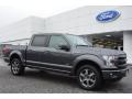 Front 3/4 View of 2015 Ford F150 Lariat SuperCrew 4x4 #1