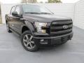 Front 3/4 View of 2015 Ford F150 Lariat SuperCrew 4x4 #2