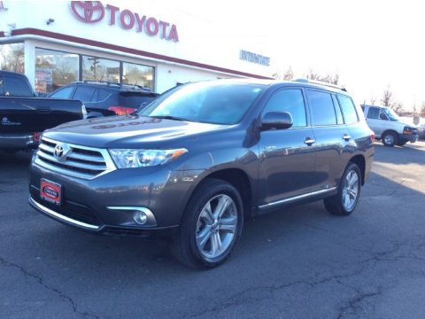 Magnetic Gray Metallic Toyota Highlander Limited 4WD.  Click to enlarge.