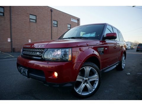 Firenze Red Metallic Land Rover Range Rover Sport HSE LUX.  Click to enlarge.