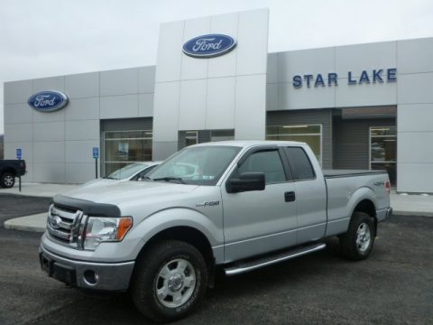 Ingot Silver Metallic Ford F150 XLT SuperCab 4x4.  Click to enlarge.