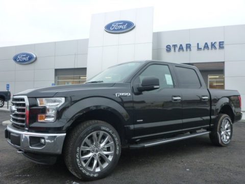 Tuxedo Black Metallic Ford F150 XLT SuperCrew 4x4.  Click to enlarge.