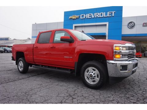 Victory Red Chevrolet Silverado 2500HD LT Crew Cab.  Click to enlarge.