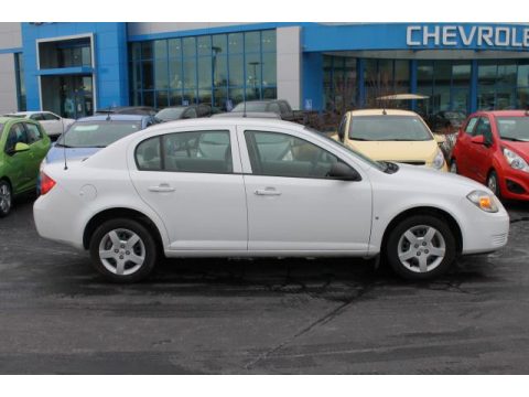 Summit White Chevrolet Cobalt LS Sedan.  Click to enlarge.