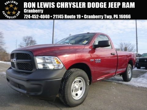 Deep Cherry Red Crystal Pearl Ram 1500 Tradesman Regular Cab 4x4.  Click to enlarge.