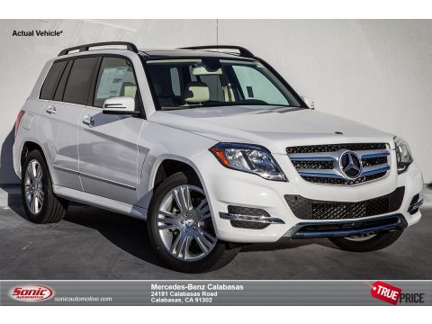 Polar White Mercedes-Benz GLK 350.  Click to enlarge.