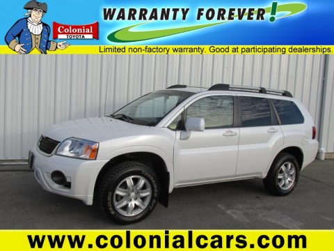 White Pearl Mitsubishi Endeavor LS.  Click to enlarge.